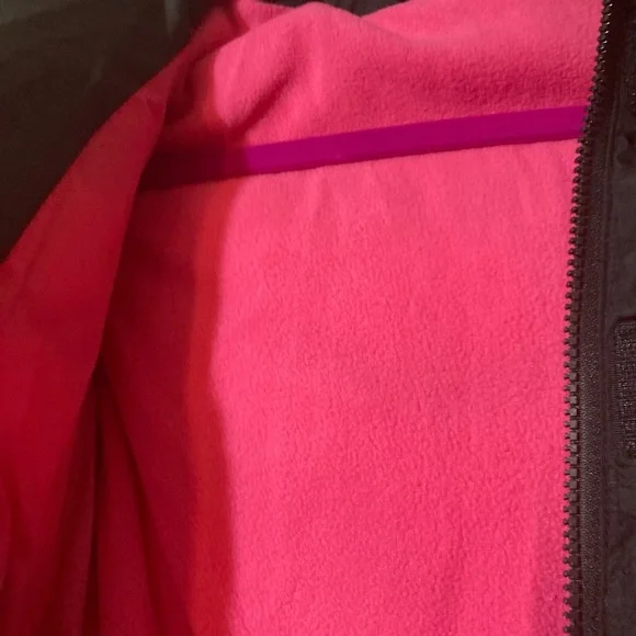 Arizona Jean Company Black and Pink Kids Puffer Jacket - Picture 5 of 8